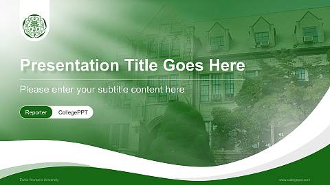 Ewha Womans University Lecture Sharing and Networking Event PPT Template