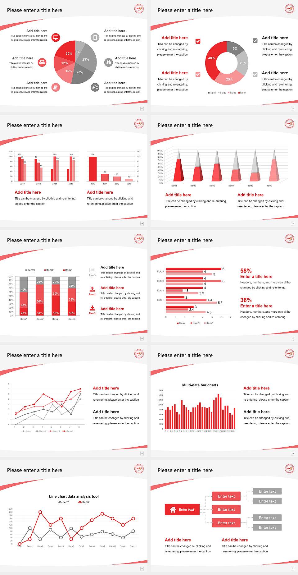 JEI University Course/Courseware Creation PPT Template4:3 ratio PPT effect preview image3