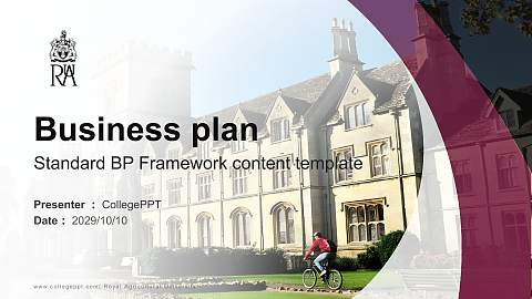 Royal Agricultural University Competition/Entrepreneurship Contest PPT Template