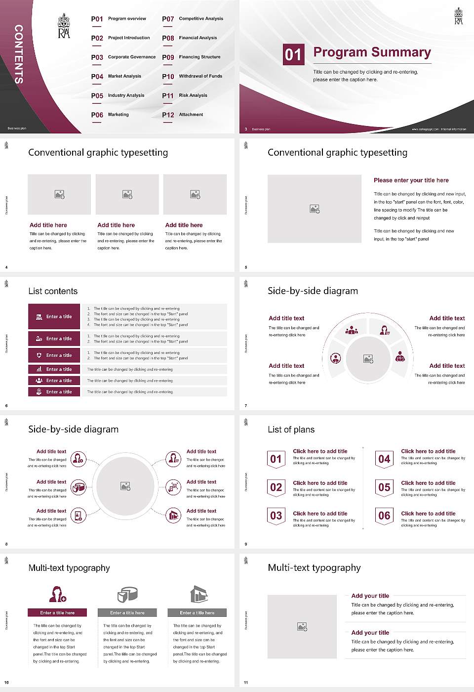 Royal Agricultural University Competition/Entrepreneurship Contest PPT Template16:9 ratio PPT effect preview image2