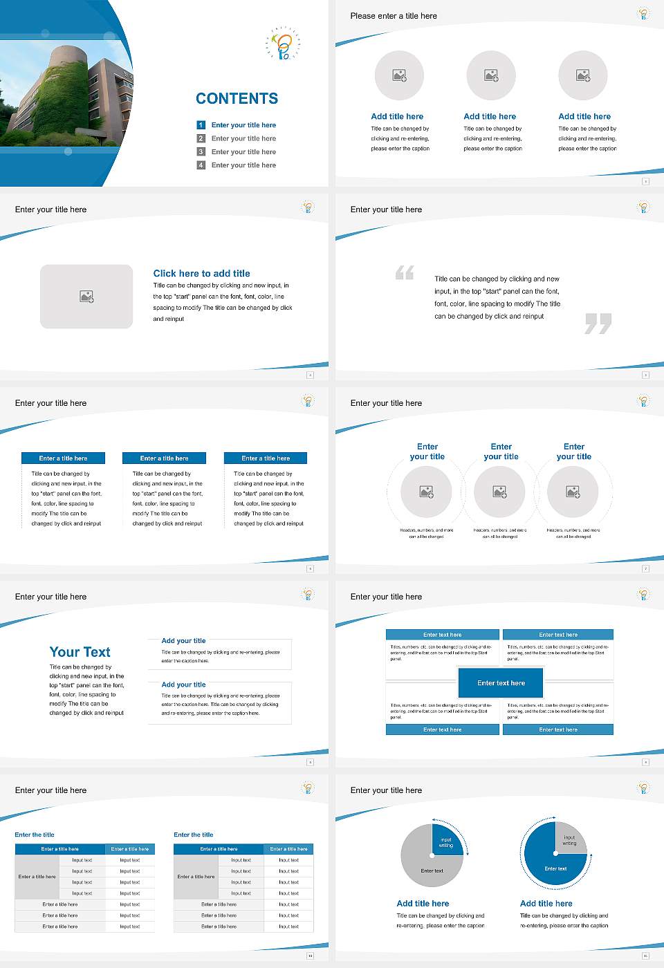 Korea Polytechnics Seoul Kangseo Campus Course/Courseware Creation PPT Template16:9 ratio PPT effect preview image2