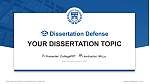 Seoil University Graduation Thesis Defense PPT Template