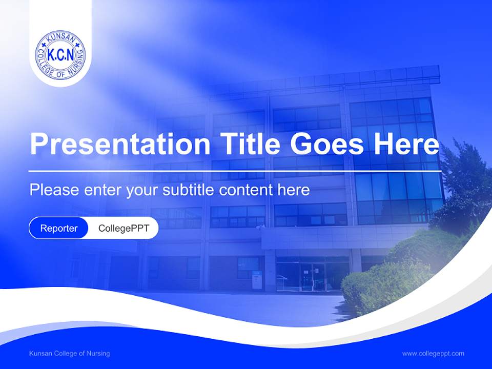 Kunsan College of Nursing Lecture Sharing and Networking Event PPT Template4:3 ratio PPT effect preview image4