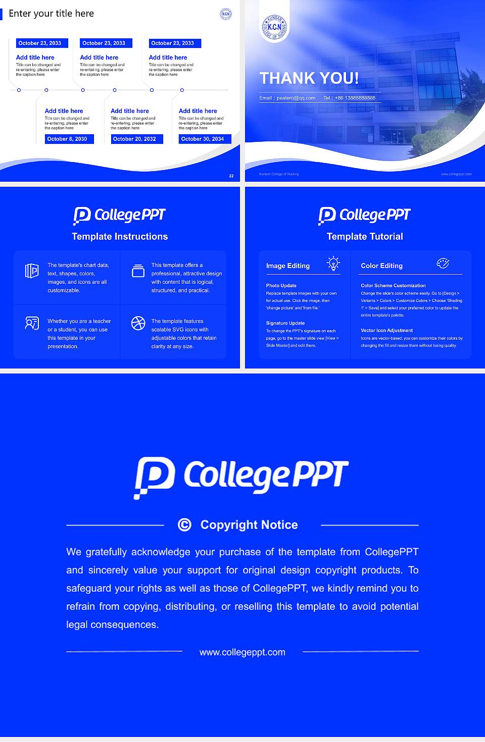 Kunsan College of Nursing Lecture Sharing and Networking Event PPT Template4:3 ratio PPT effect preview image4