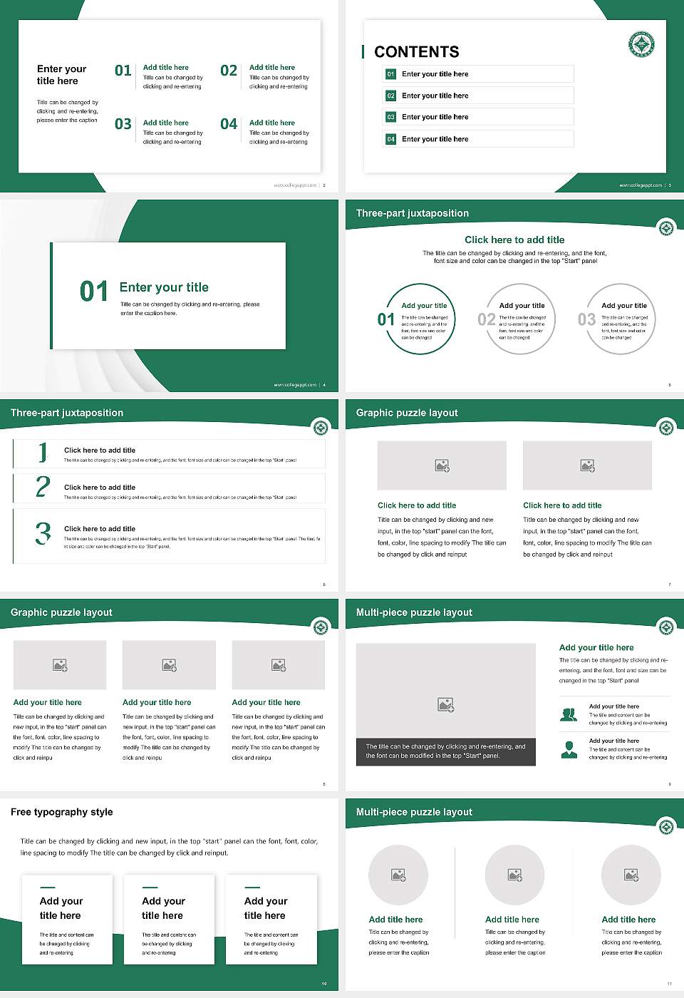 Jinju Health College Academic Presentation/Research Findings Report PPT Template16:9 ratio PPT effect preview image2
