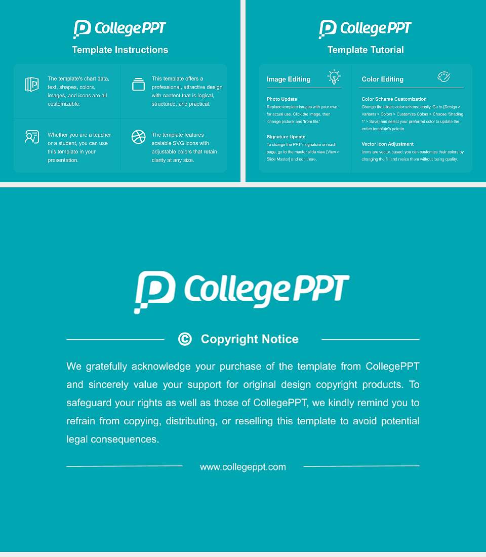 Inje University Course/Courseware Creation PPT Template4:3 ratio PPT effect preview image5
