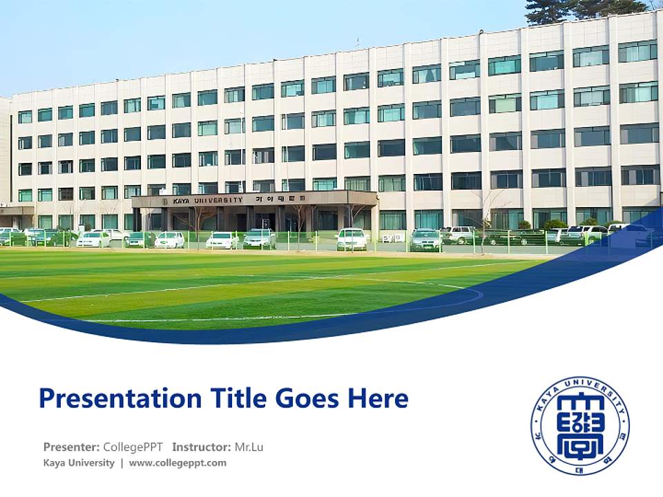 Kaya University Course/Courseware Creation PPT Template4:3 ratio PPT effect preview image5