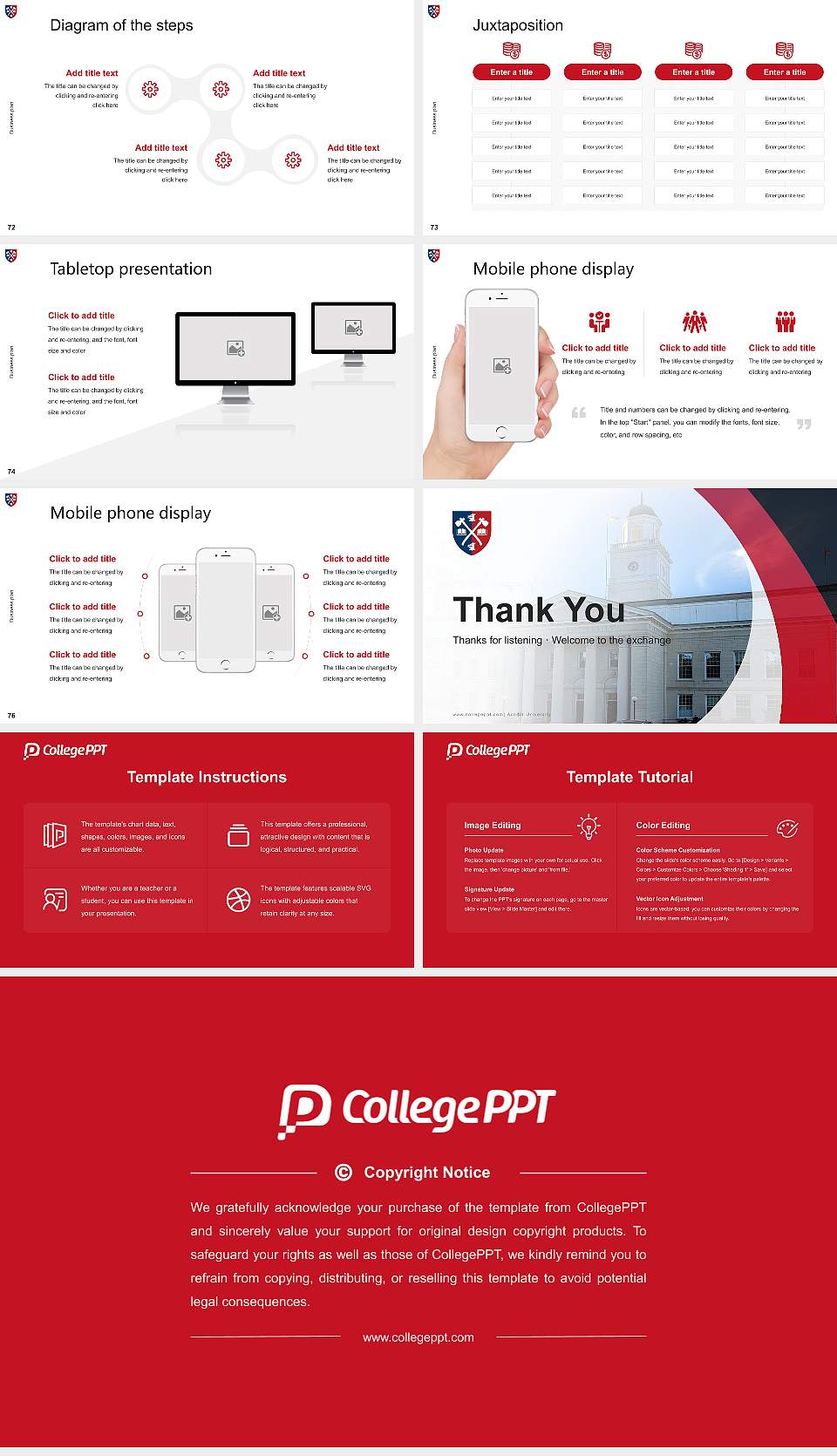 Acadia University Competition/Entrepreneurship Contest PPT Template16:9 ratio PPT effect preview image9