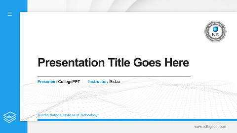 Kumoh National Institute of Technology Thesis Proposal/Graduation Defense PPT Template