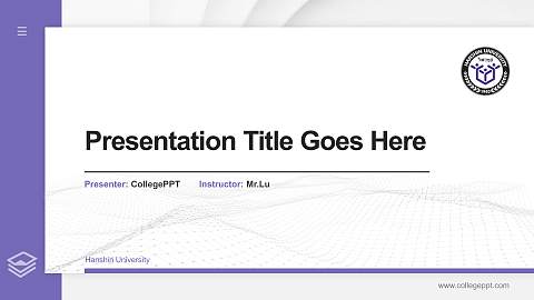 Hanshin University Thesis Proposal/Graduation Defense PPT Template