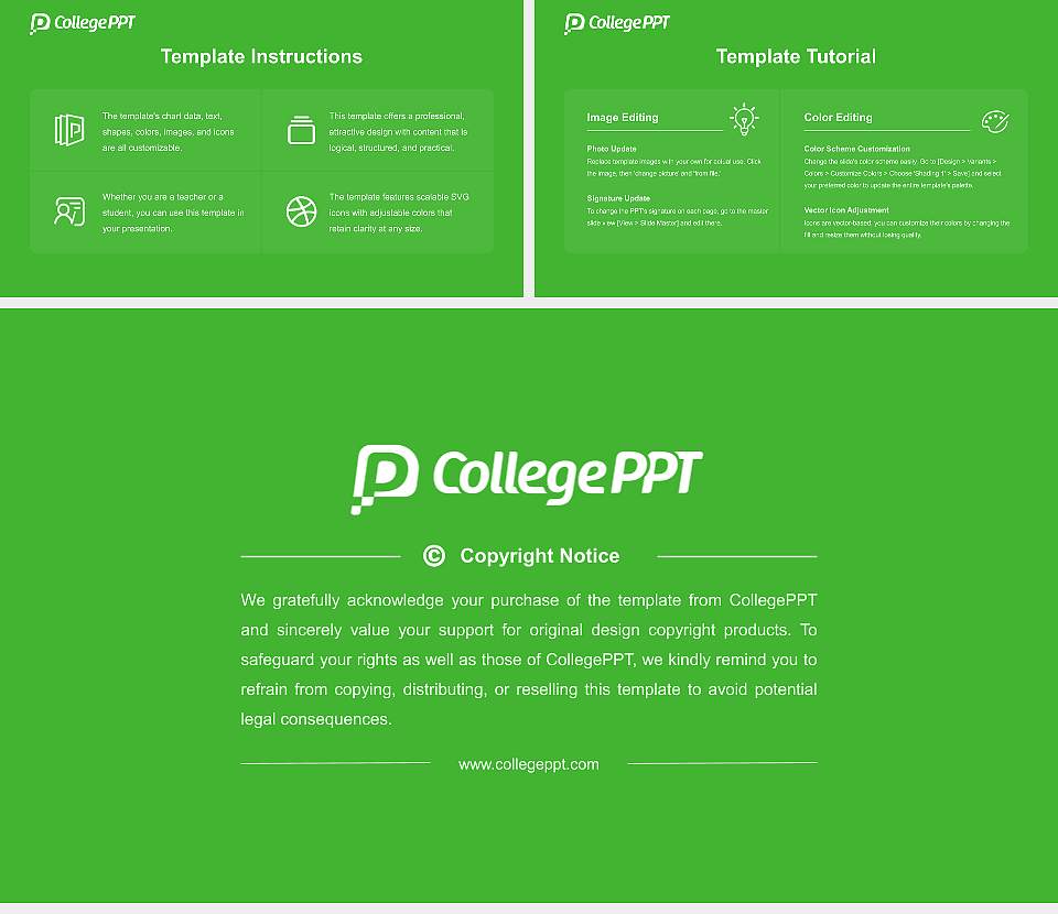 Konkuk University Course/Courseware Creation PPT Template16:9 ratio PPT effect preview image5