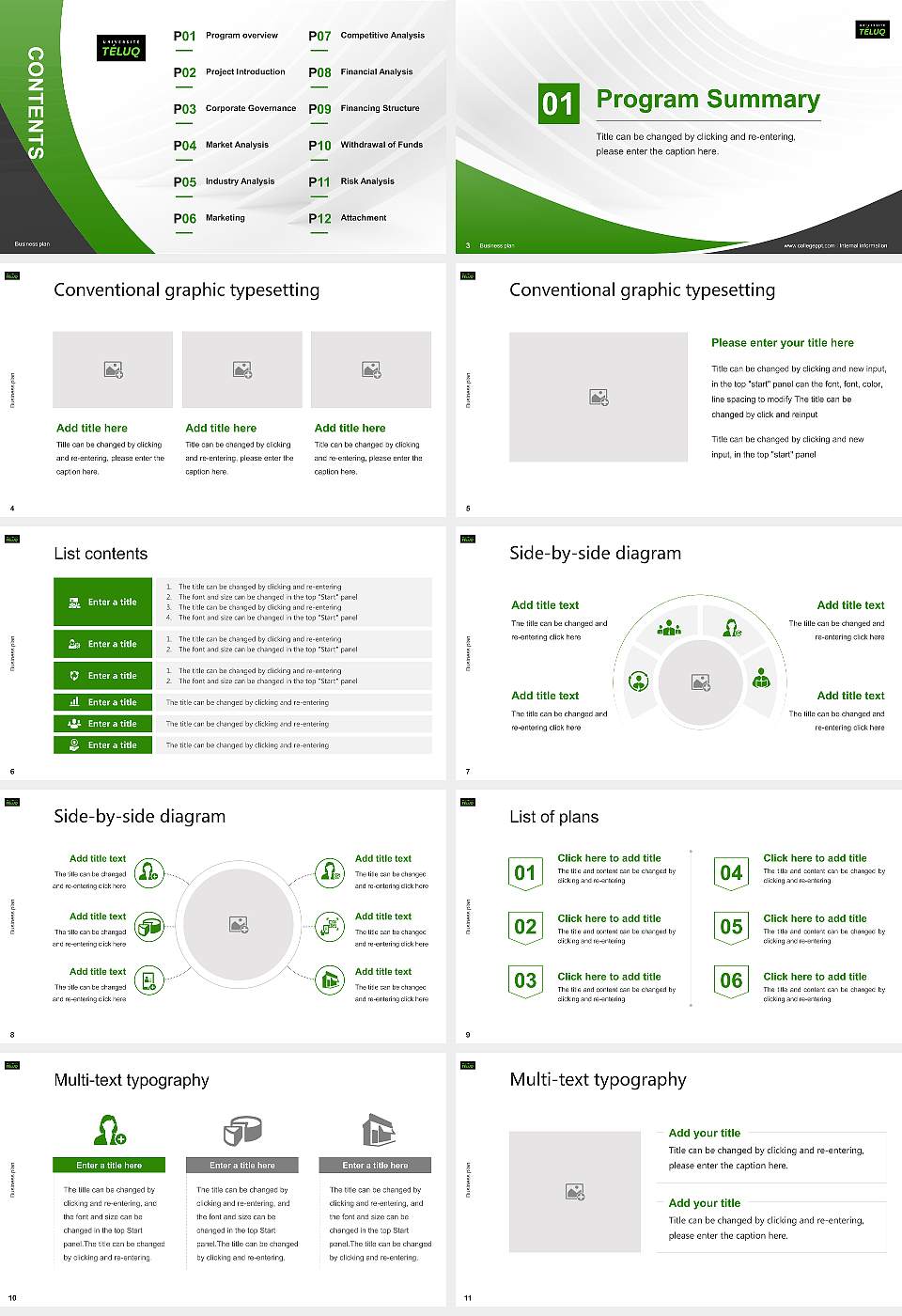 TéLUQ University Competition/Entrepreneurship Contest PPT Template16:9 ratio PPT effect preview image2