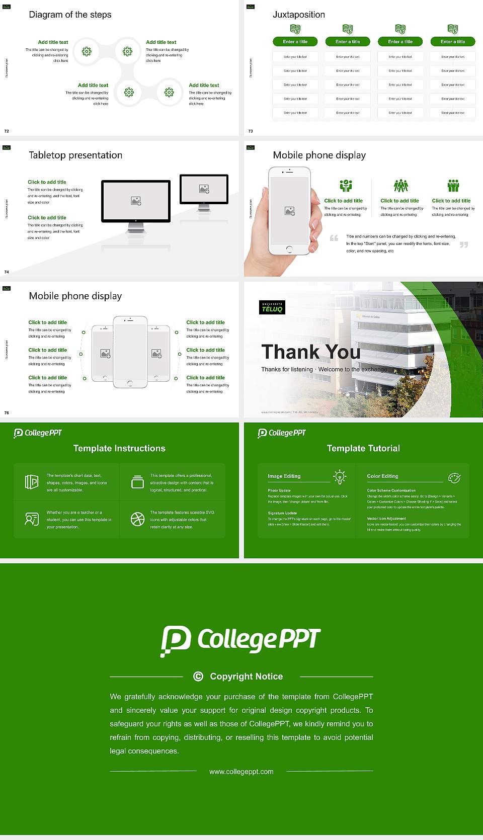 TéLUQ University Competition/Entrepreneurship Contest PPT Template16:9 ratio PPT effect preview image9