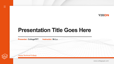 Jeonju Technical College Thesis Proposal/Graduation Defense PPT Template