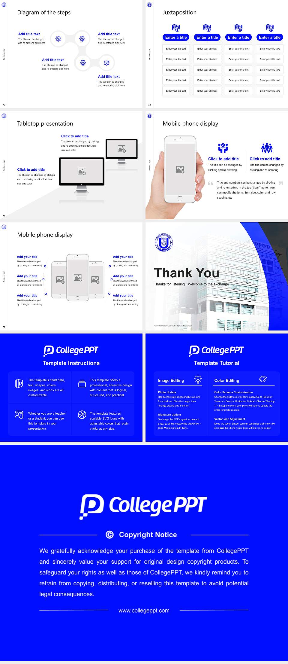 Kangnam University Competition/Entrepreneurship Contest PPT Template4:3 ratio PPT effect preview image9