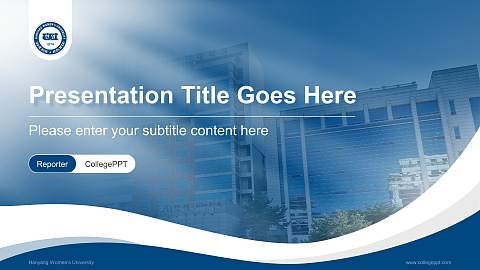 Hanyang Women’s University Lecture Sharing and Networking Event PPT Template