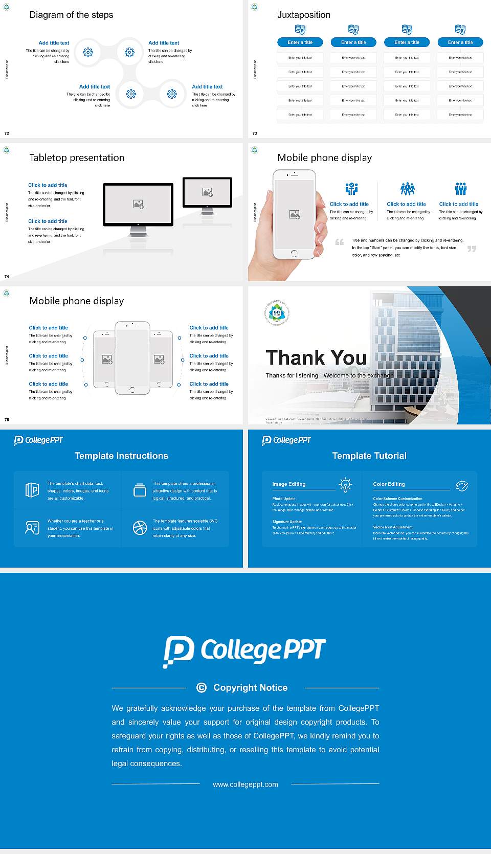 Gyeongnam National University of Science and Technology Competition/Entrepreneurship Contest PPT Template16:9 ratio PPT effect preview image9