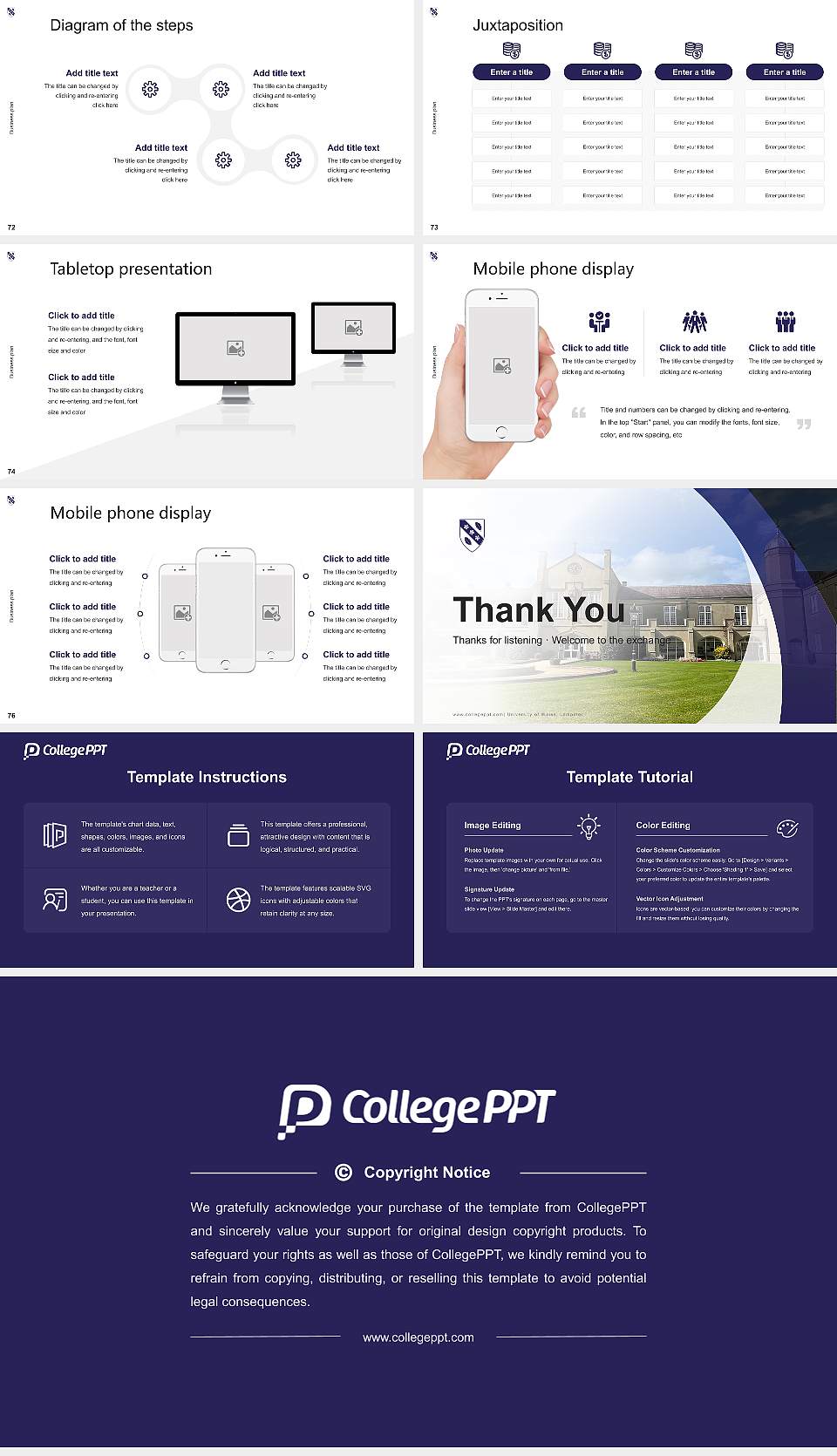 University of Wales, Lampeter Competition/Entrepreneurship Contest PPT Template16:9 ratio PPT effect preview image9