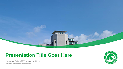 Saekyung College Course/Courseware Creation PPT Template