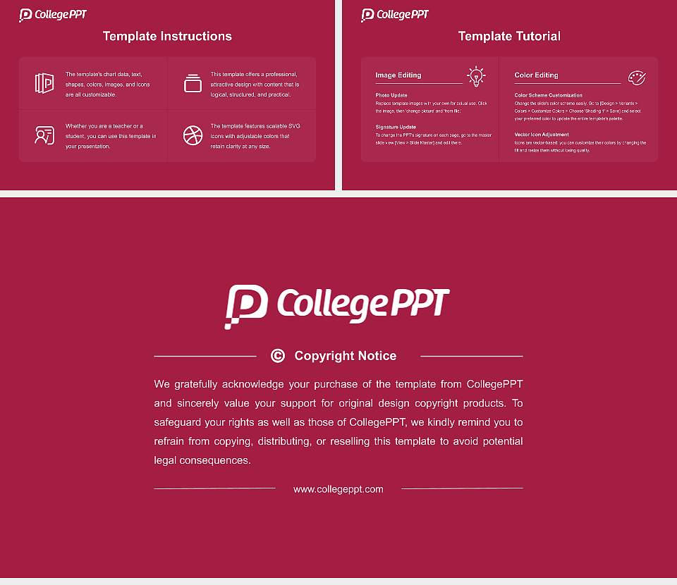 Hannam University Course/Courseware Creation PPT Template16:9 ratio PPT effect preview image5