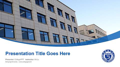 Semyung University Course/Courseware Creation PPT Template