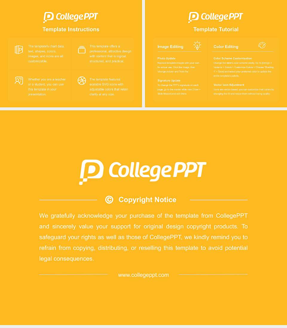 Joong-ang Sangha University Course/Courseware Creation PPT Template4:3 ratio PPT effect preview image5
