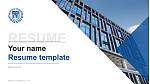 Seoil University Resume PPT Template