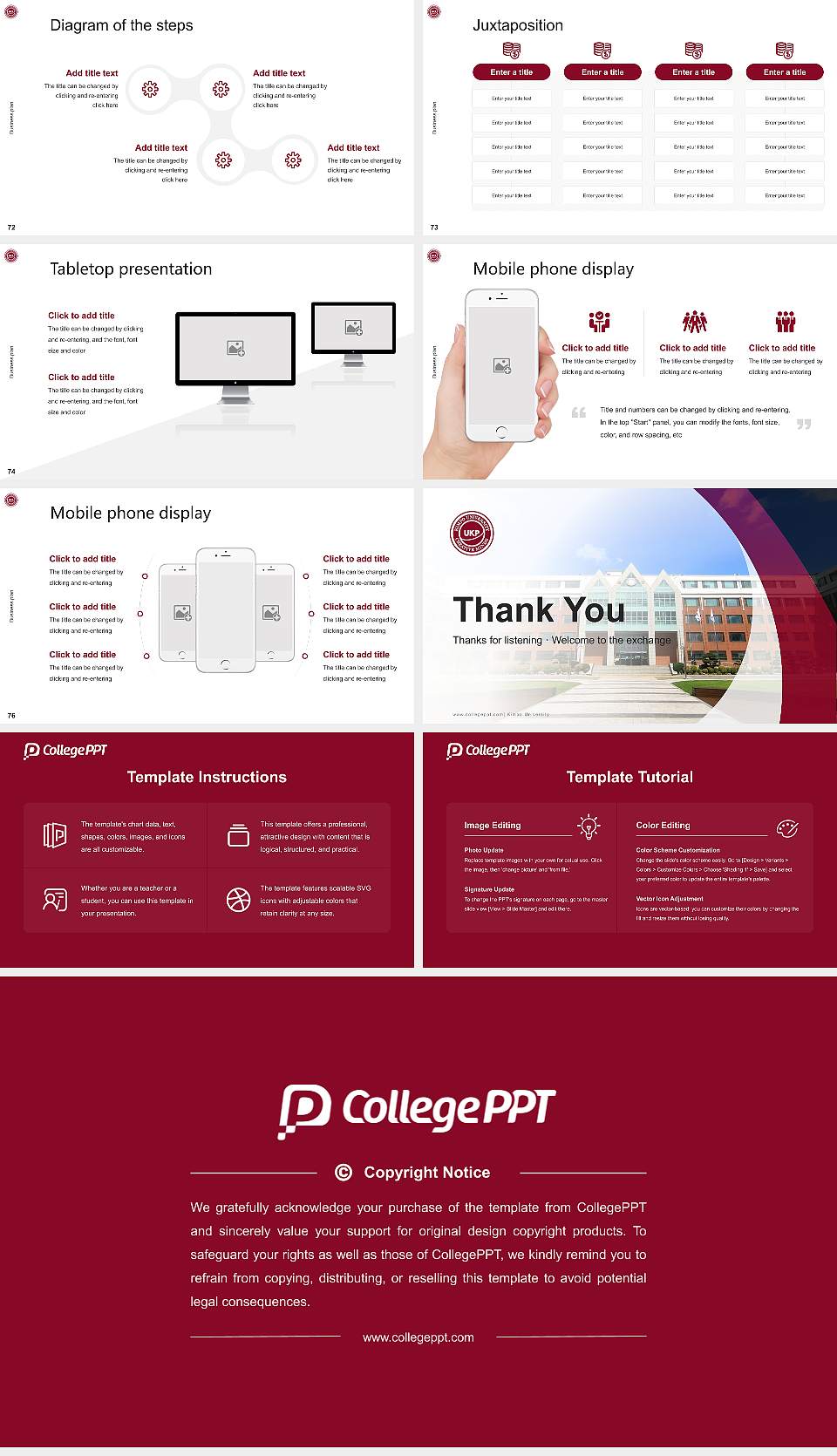 Kimpo University Competition/Entrepreneurship Contest PPT Template16:9 ratio PPT effect preview image9