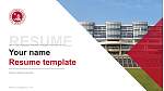 Incheon Catholic University Resume Templat PPT