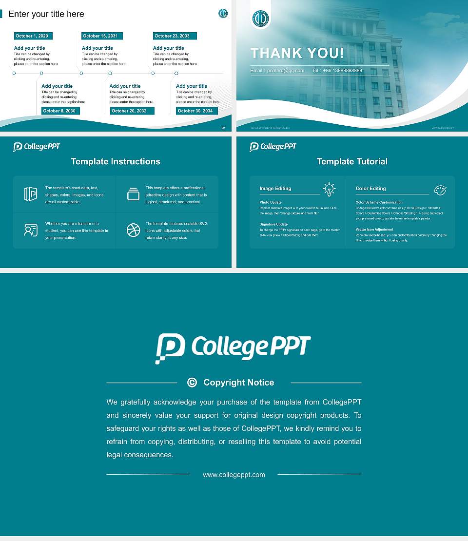 Hankuk University of Foreign Studies Lecture Sharing and Networking Event PPT Template16:9 ratio PPT effect preview image4