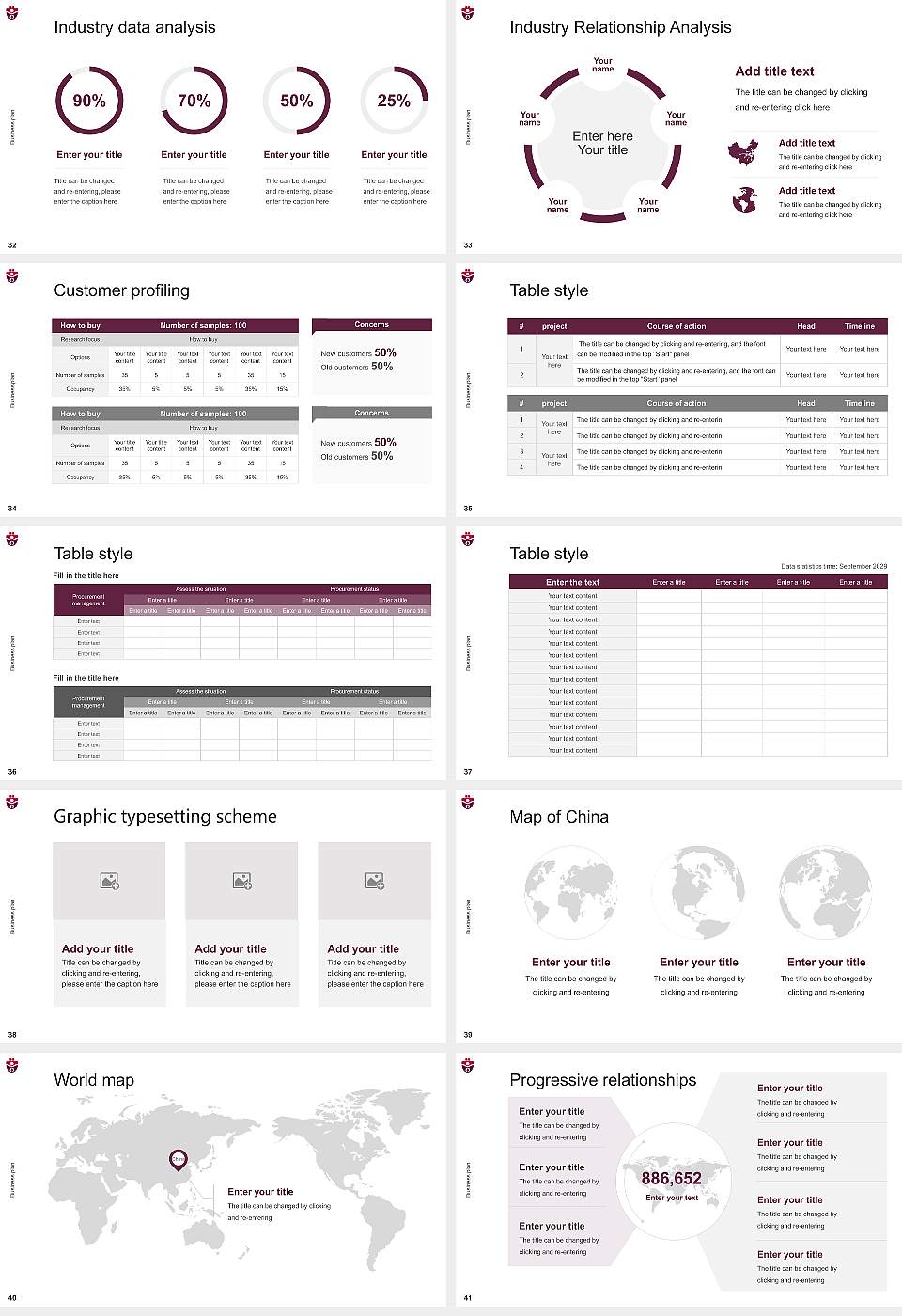 Saint Mary’s University Competition/Entrepreneurship Contest PPT Template16:9 ratio PPT effect preview image5