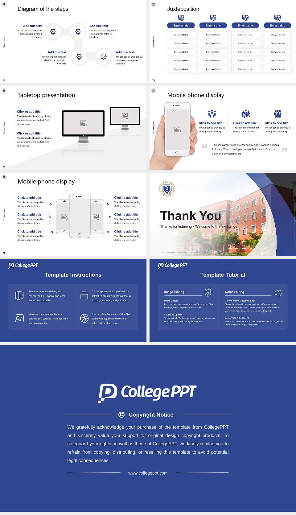 Gyeongbuk Provincial College Competition/Entrepreneurship Contest PPT Template16:9 ratio PPT effect preview image9