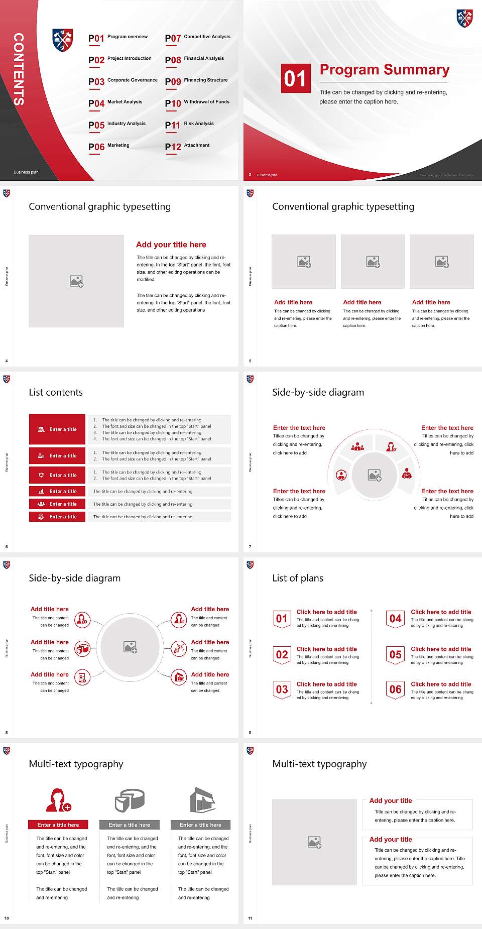 Acadia University Competition/Entrepreneurship Contest PPT Template4:3 ratio PPT effect preview image2