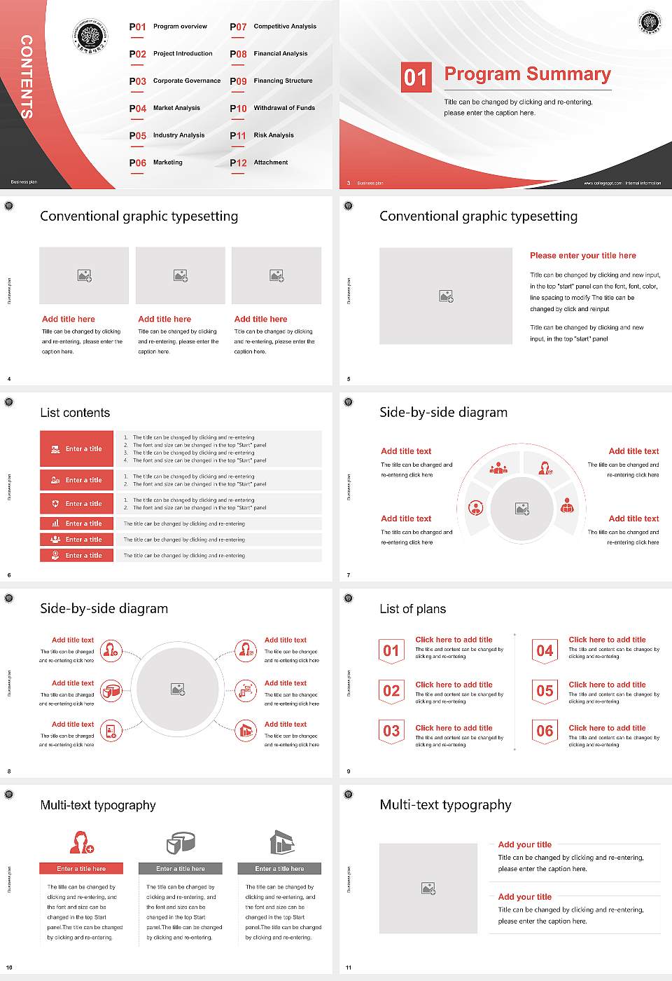Kaywon University of Art and Design Competition/Entrepreneurship Contest PPT Template16:9 ratio PPT effect preview image2