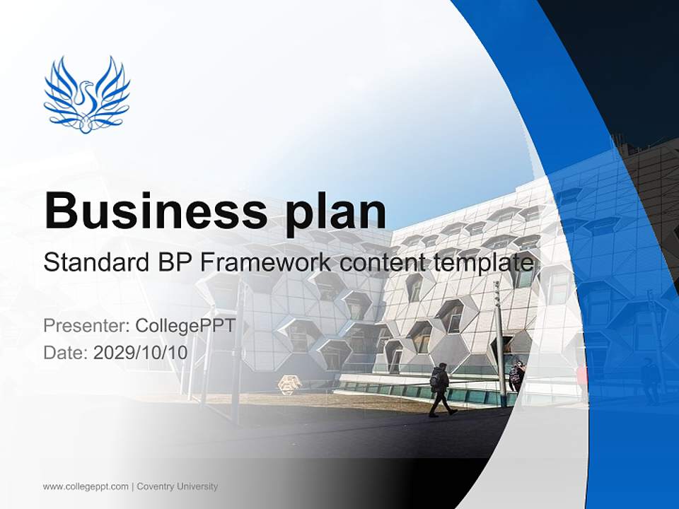 Coventry University Competition/Entrepreneurship Contest PPT Template4:3 ratio PPT effect preview image9