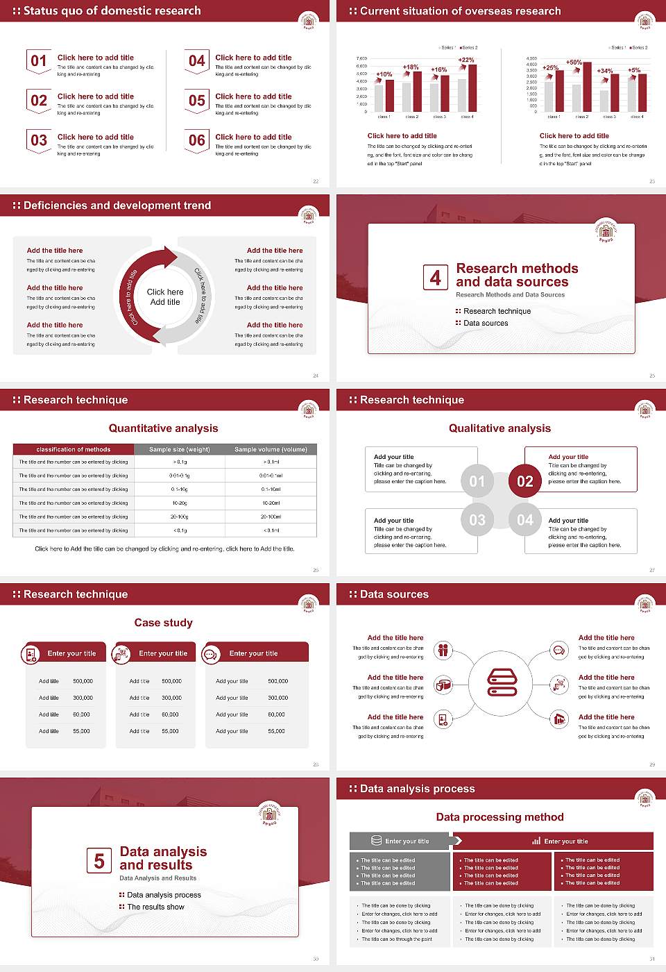 Joongbu University Graduation Thesis Defense PPT Template16:9 ratio PPT effect preview image4
