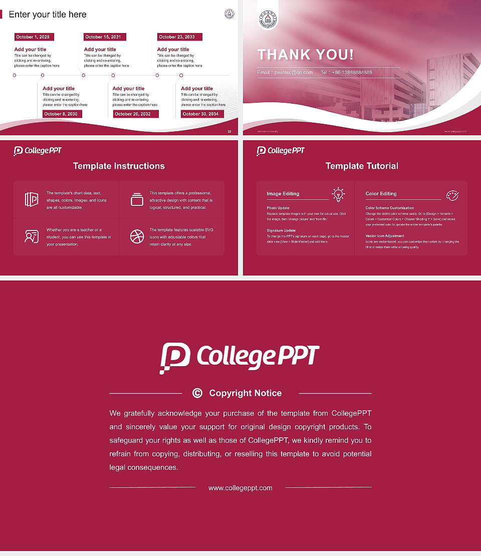 Hannam University Lecture Sharing and Networking Event PPT Template16:9 ratio PPT effect preview image4