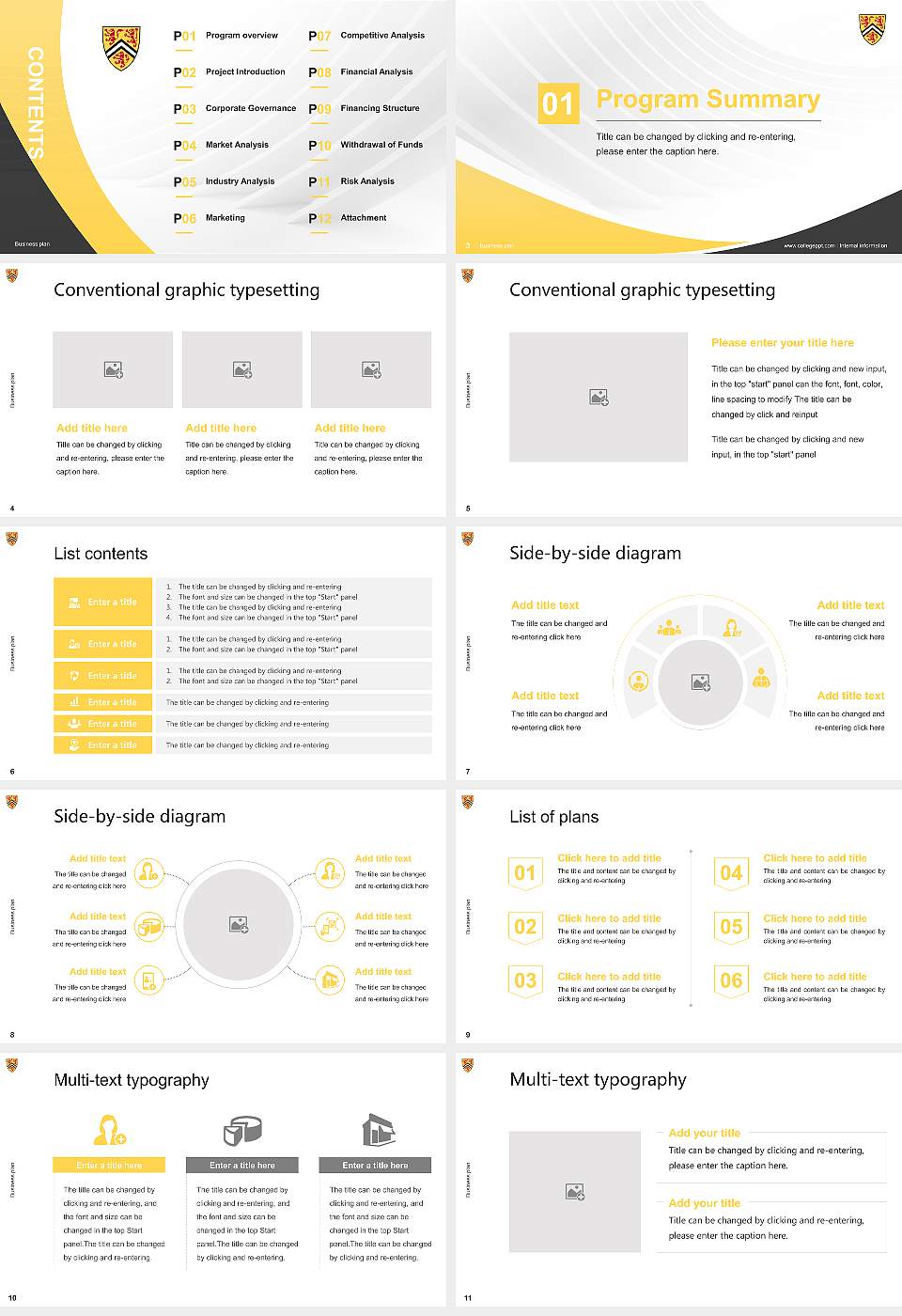 University of Waterloo Competition/Entrepreneurship Contest PPT Template16:9 ratio PPT effect preview image2