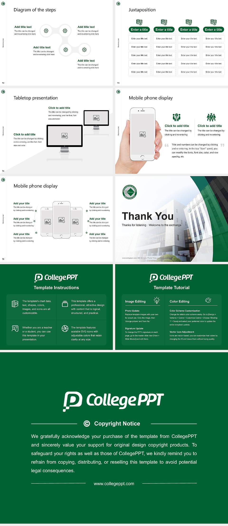 KDI School of Public Policy and Management Competition/Entrepreneurship Contest PPT Template4:3 ratio PPT effect preview image9