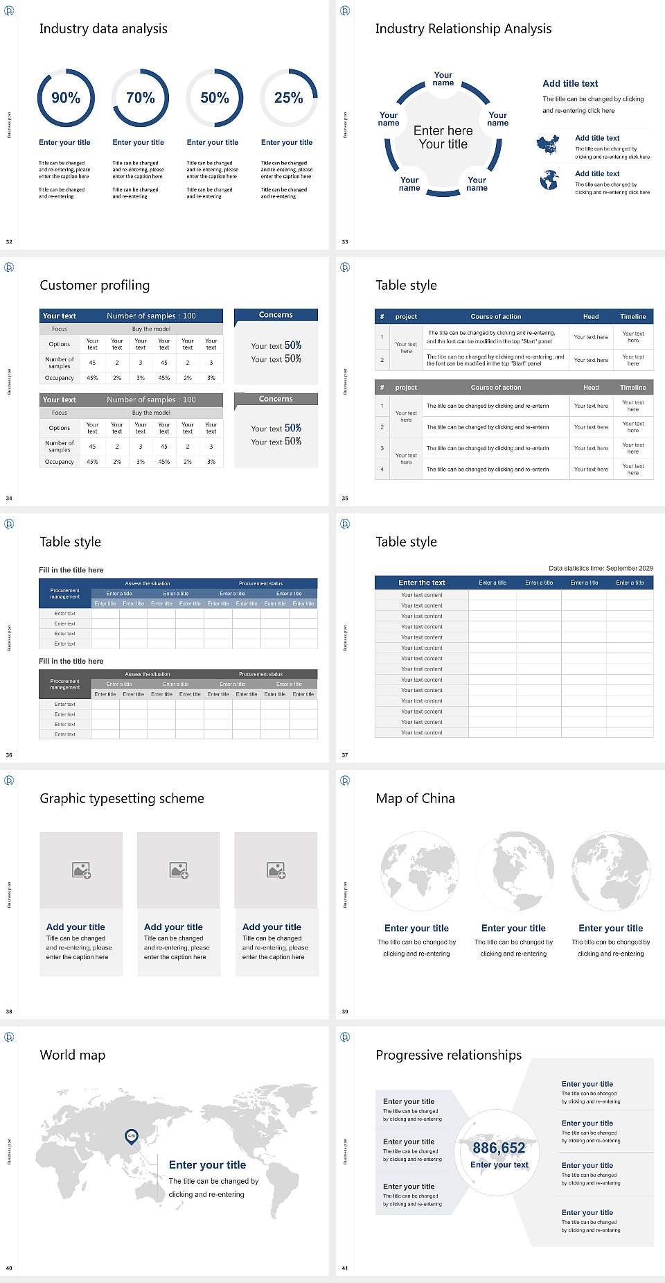 Hyogo University Competition/Entrepreneurship Contest PPT Template4:3 ratio PPT effect preview image5