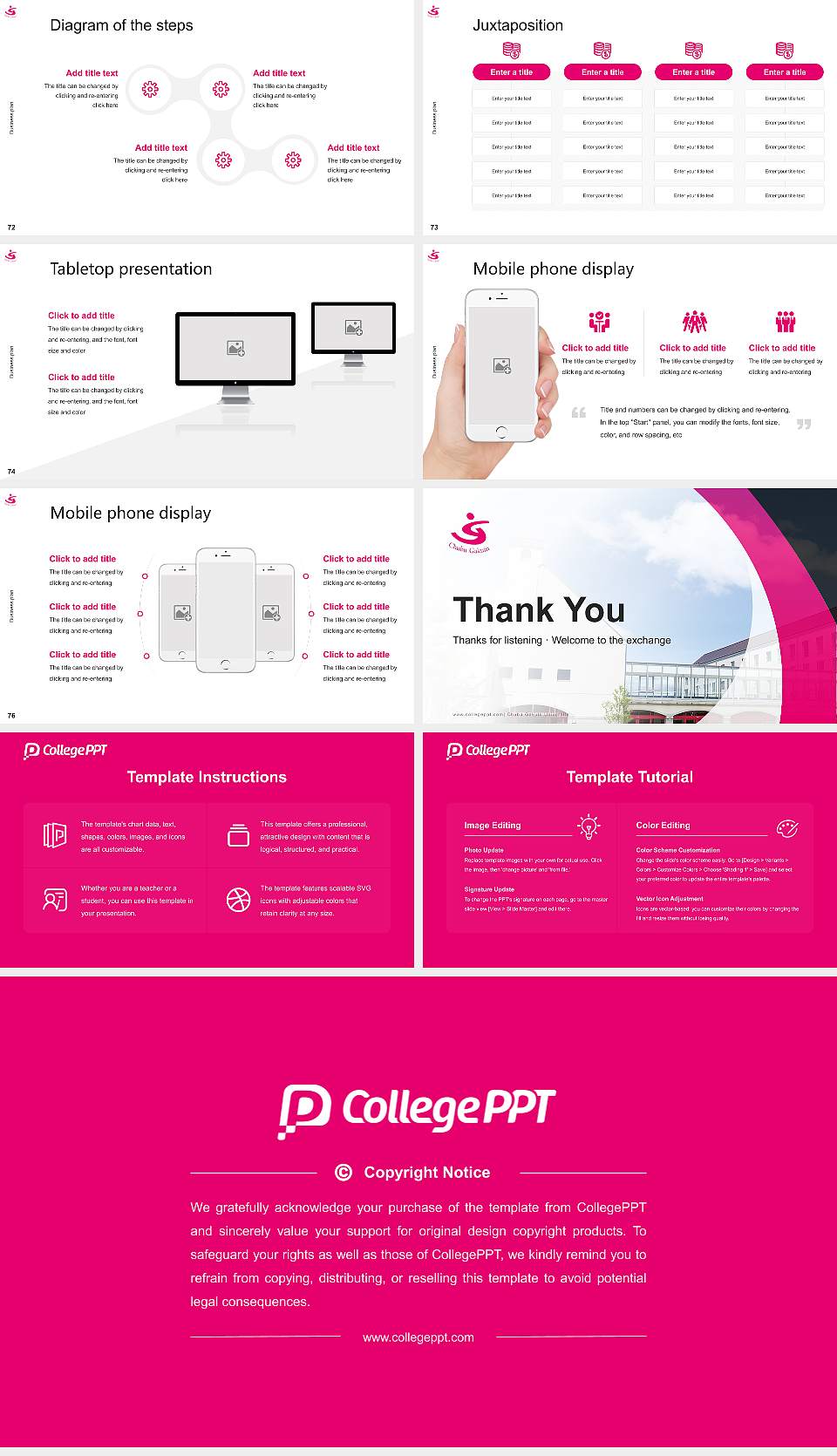 Chubu Gakuin University Competition/Entrepreneurship Contest PPT Template16:9 ratio PPT effect preview image9