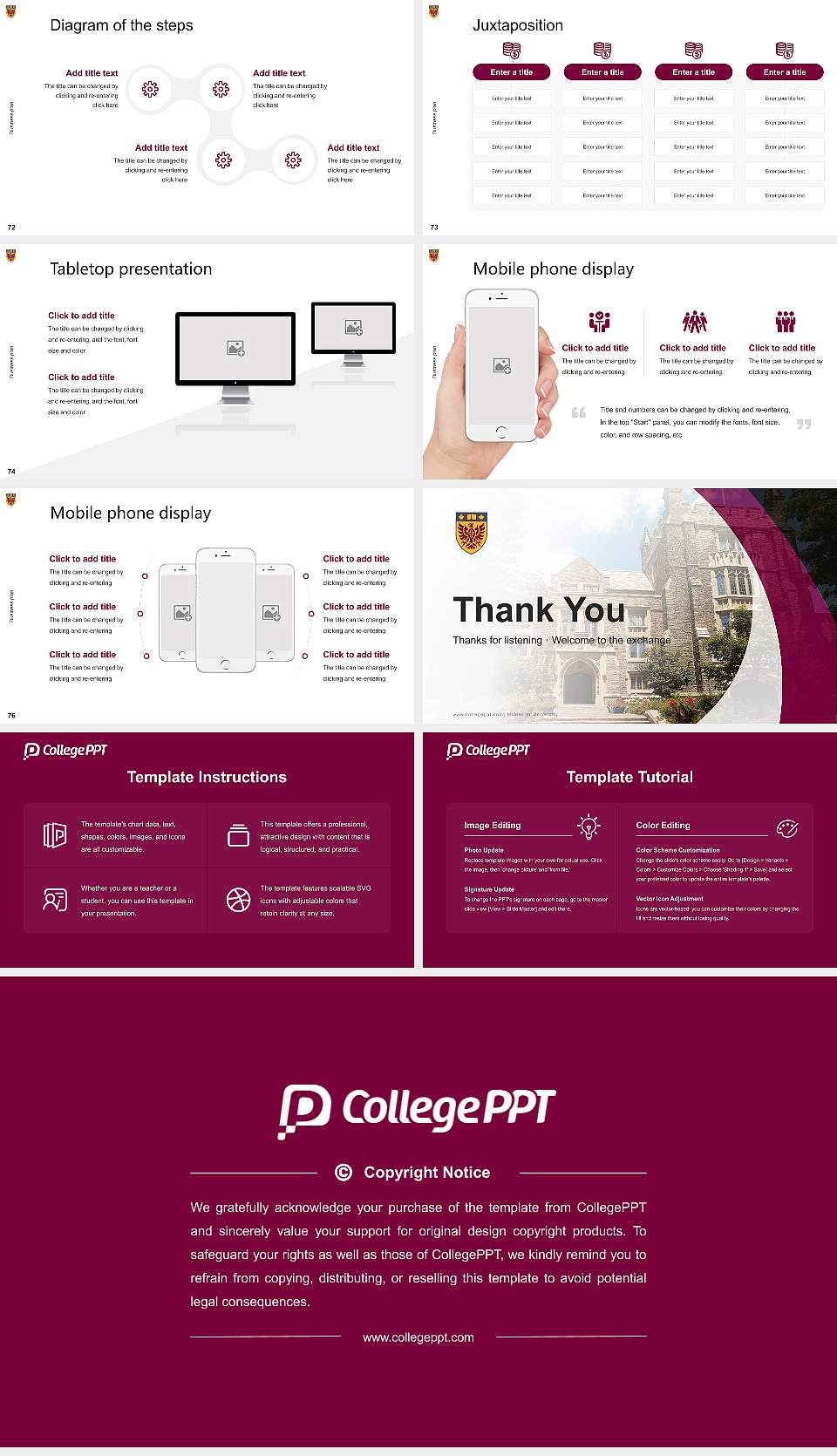 McMaster University Competition/Entrepreneurship Contest PPT Template16:9 ratio PPT effect preview image9