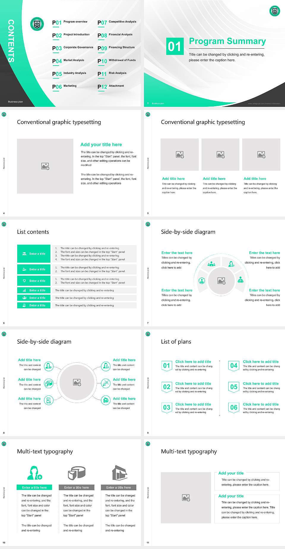 University of Exeter Competition/Entrepreneurship Contest PPT Template4:3 ratio PPT effect preview image2