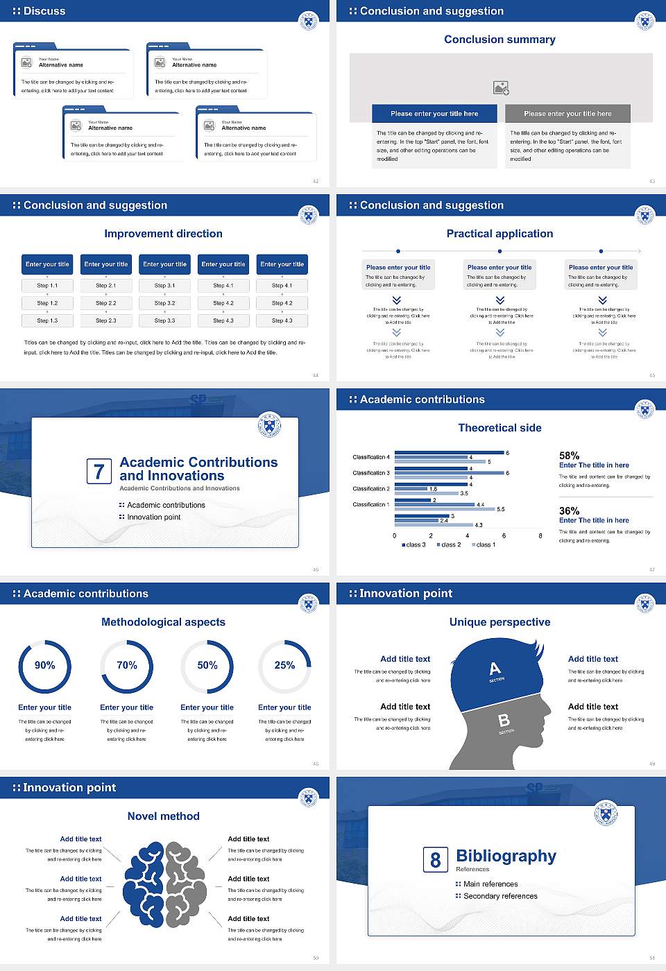 Pai Chai University Graduation Thesis Defense PPT Template16:9 ratio PPT effect preview image6