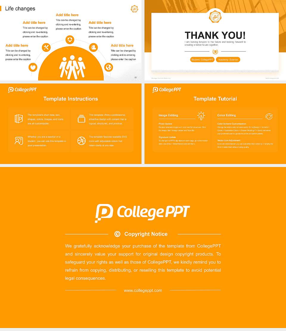 Kwangju Women’s University National Scholarship Defense PPT Template16:9 ratio PPT effect preview image4