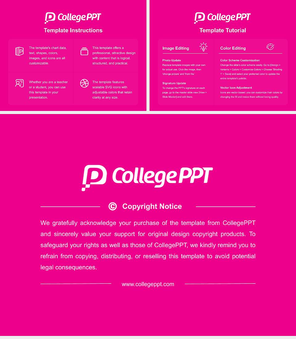 Kyungbok University Course/Courseware Creation PPT Template4:3 ratio PPT effect preview image5