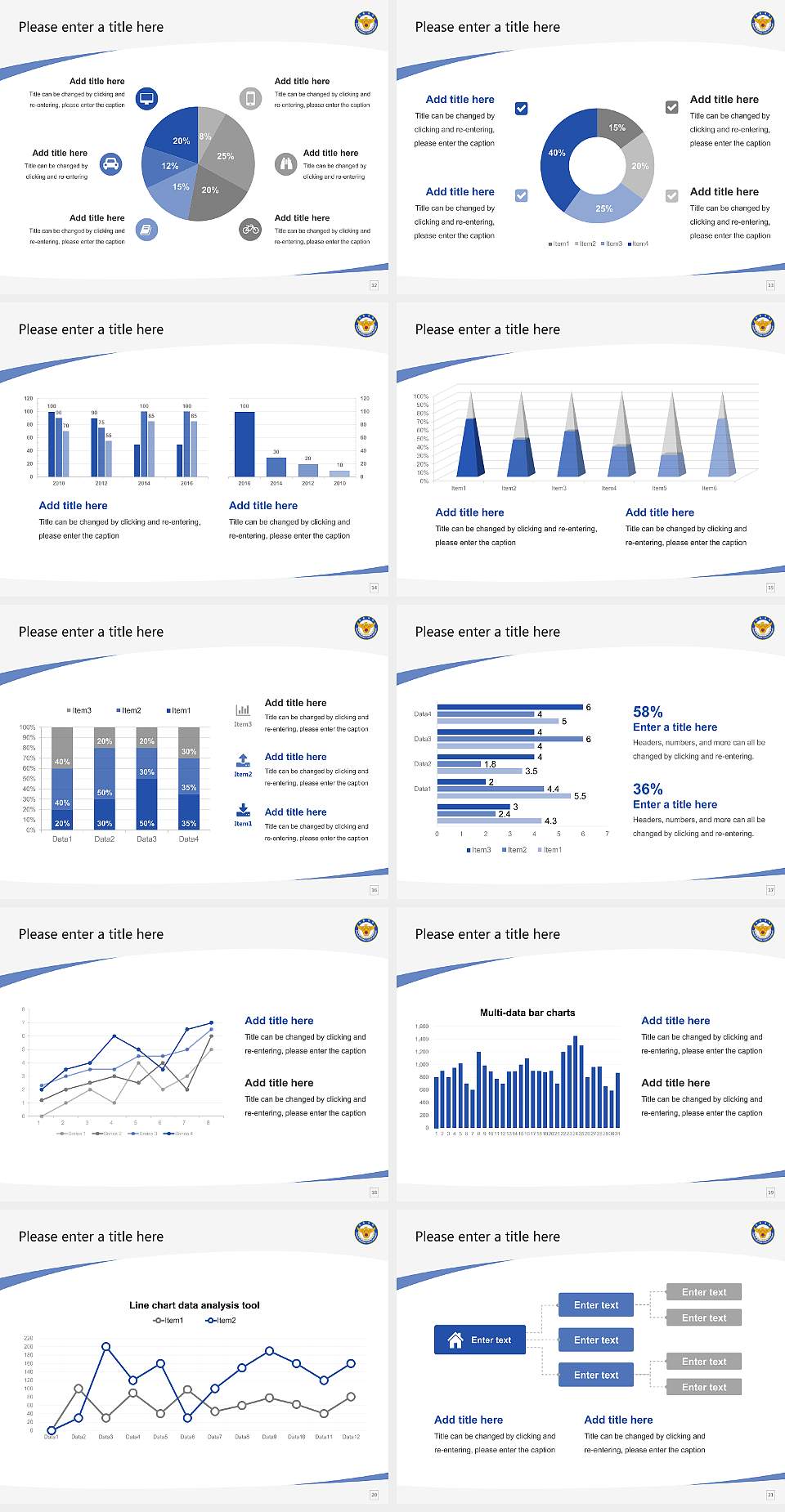 Korea National Police University Course/Courseware Creation PPT Template4:3 ratio PPT effect preview image3