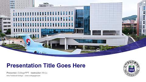 Inha Technical College Course/Courseware Creation PPT Template
