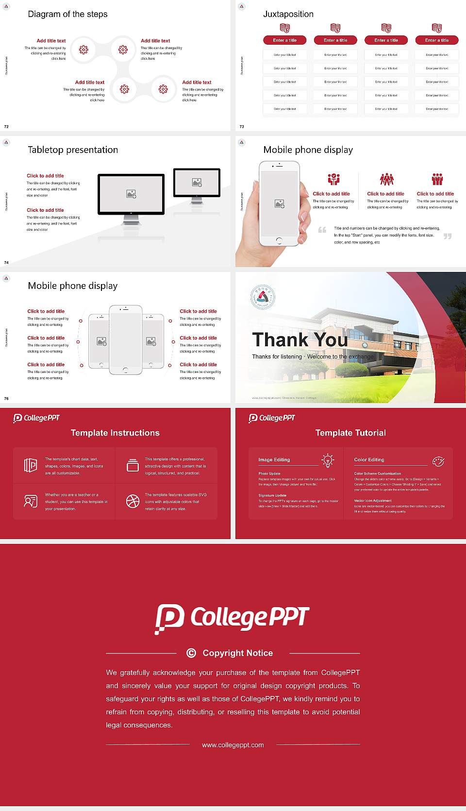 Cheonan Yonam College Competition/Entrepreneurship Contest PPT Template16:9 ratio PPT effect preview image9