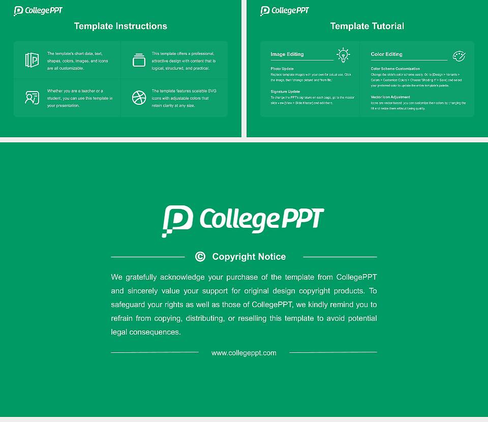 Pyeongtaek University Course/Courseware Creation PPT Template16:9 ratio PPT effect preview image5